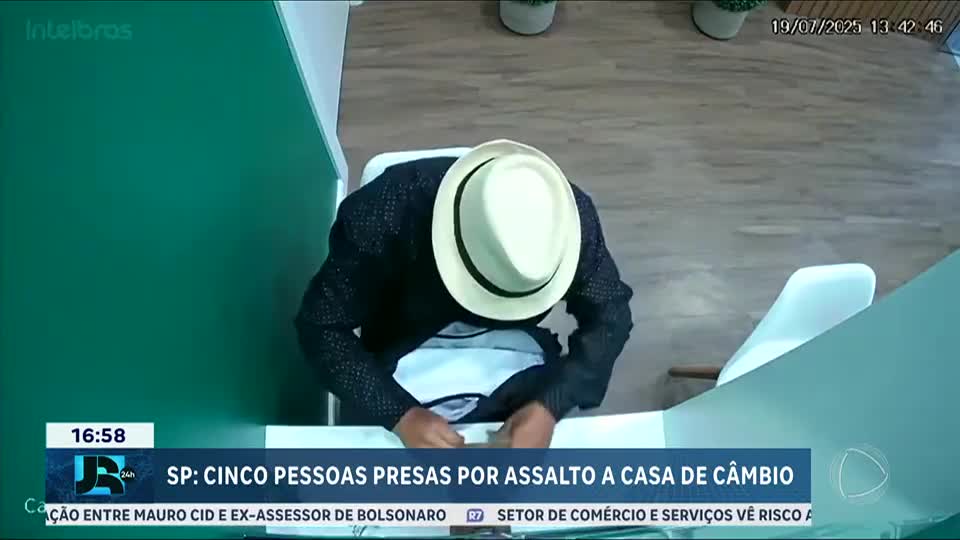 Cinco pessoas são presas por roubo a casa de câmbio em Suzano (SP)