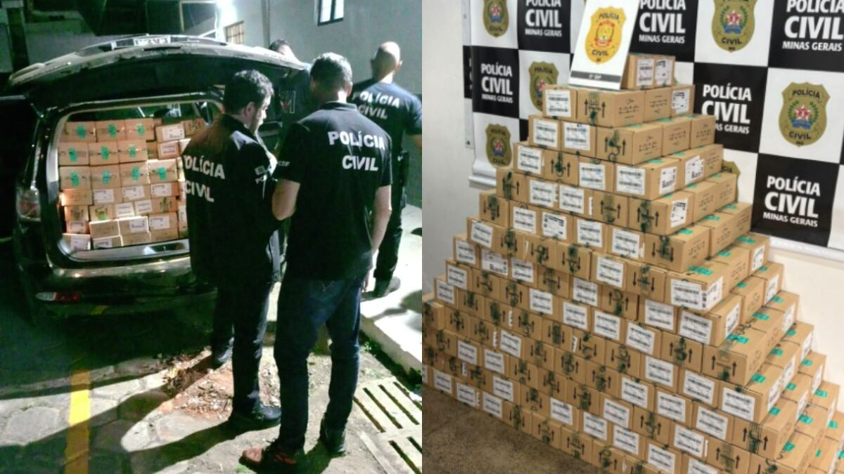 Operação das polícias de Minas Gerais e DF apreende mais de 3.700 frascos de cetamina