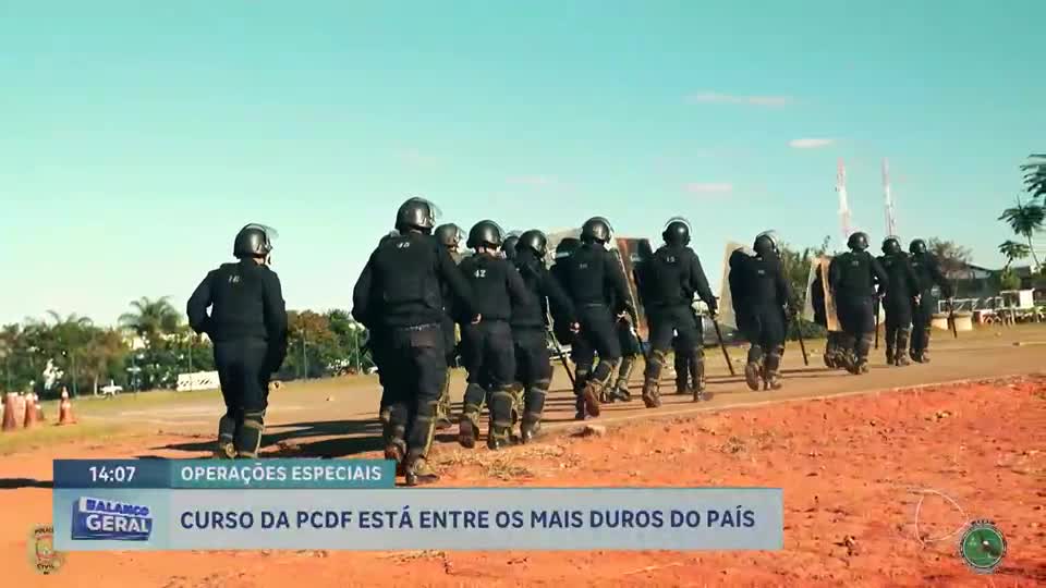 Curso da Polícia Civil do Distrito Federal está entre os mais duros do país