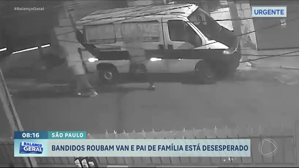 Pai de família tem van roubada durante a madrugada em Guarulhos