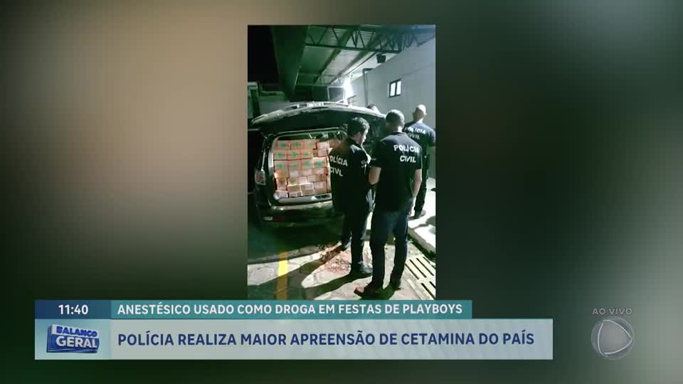 Polícia apreende 4.500 frascos de cetamina em operação conjunta no DF