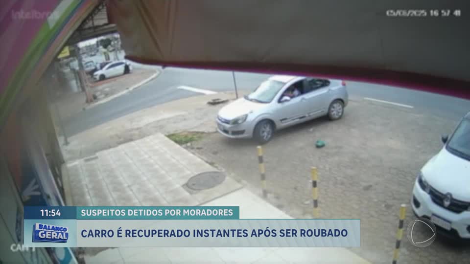 Carro é recuperado instantes após ser roubado no DF