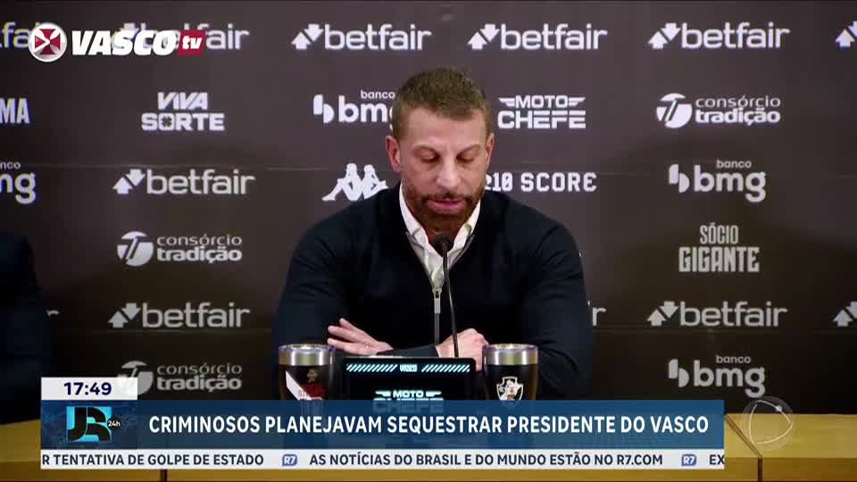 Polícia do Rio de Janeiro investiga denúncias de sequestro do presidente do Vasco