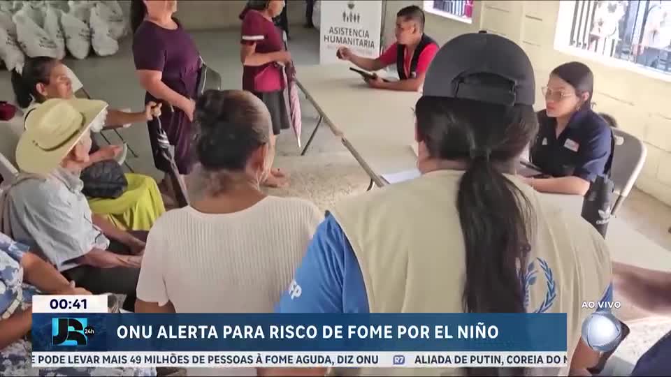 ONU alerta que El Niño pode levar 50 milhões à fome aguda até 2027