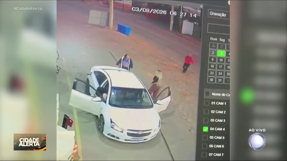 Frentista relata ataque durante expediente; empresária dá outra versão