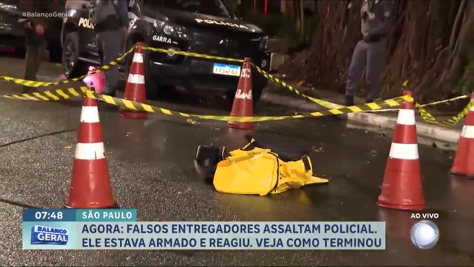 Falsos entregadores tentam assaltar policial de folga e acabam baleados na zona leste de São Paulo