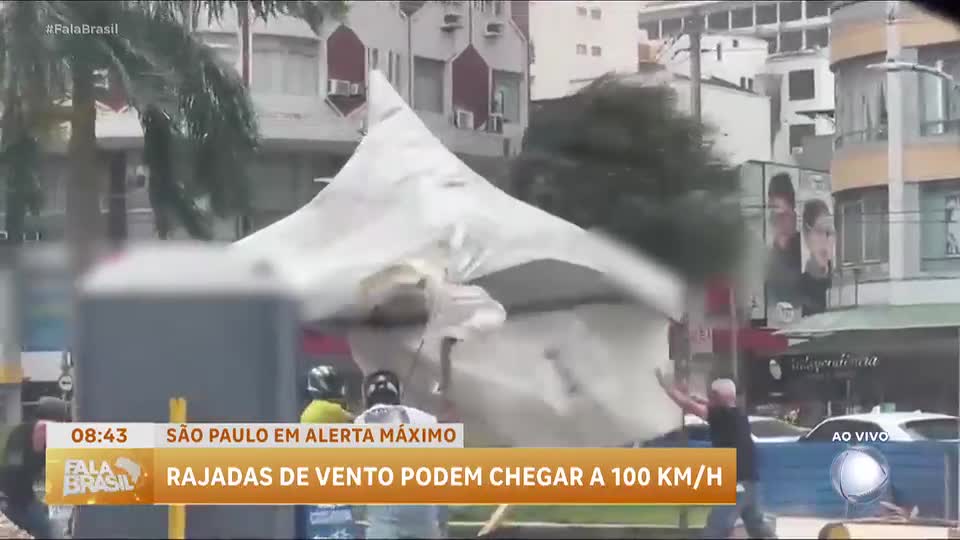 Ciclone extratropical coloca São Paulo em alerta máximo