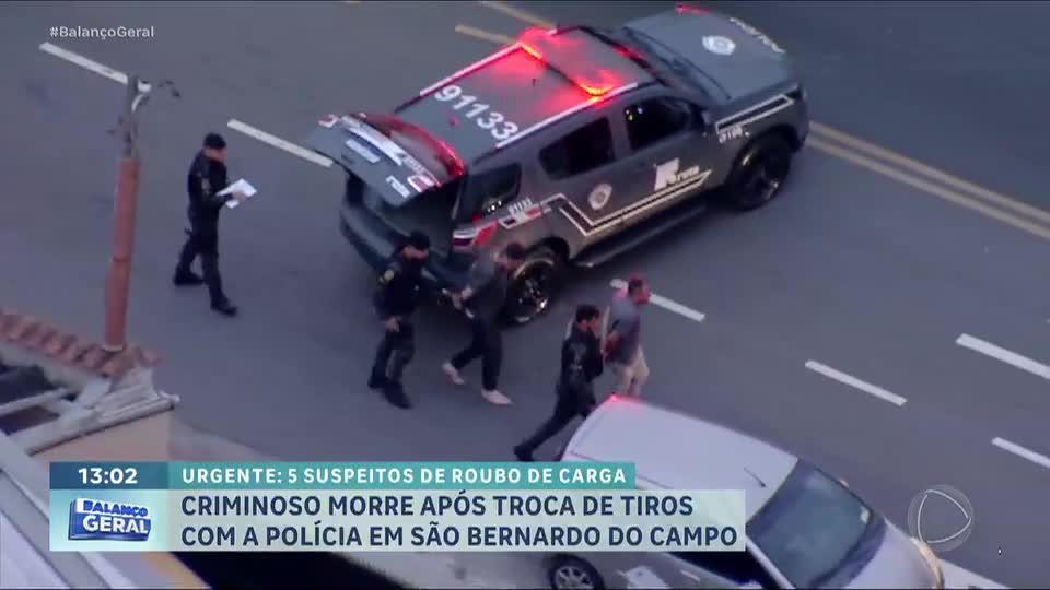 Criminosos são baleados durante confronto com a Rota em São Bernardo do Campo, na Grande São Paulo