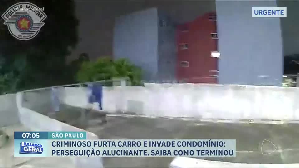 Criminoso invade condomínio para fugir da polícia, mas moradores entregam esconderijo