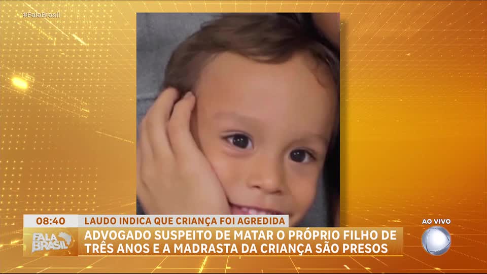 Pai e madrasta suspeitos da morte de menino de 3 anos são presos em Palmas (TO)