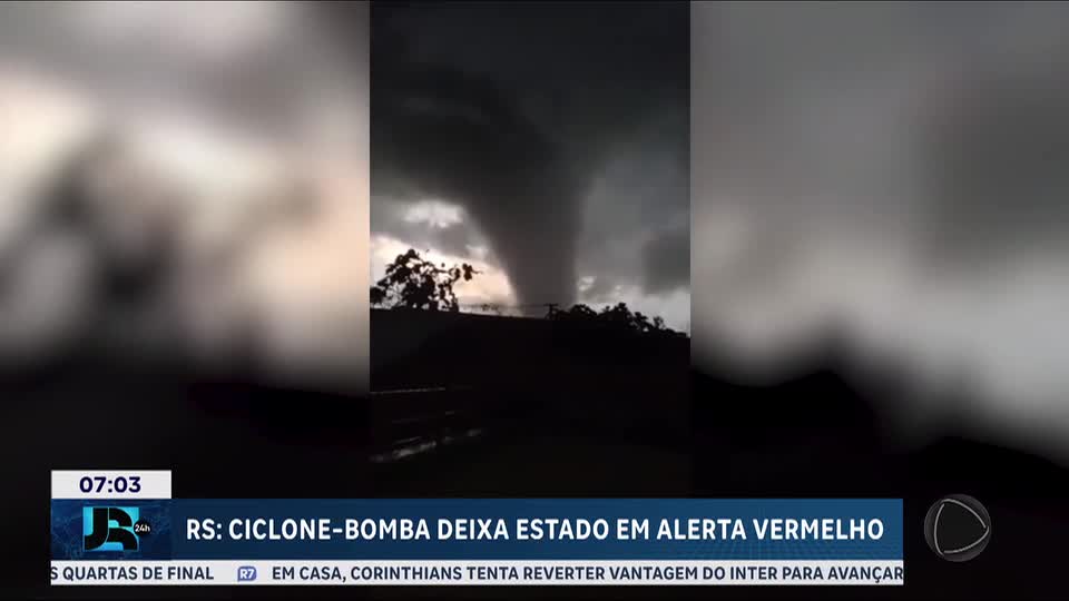 Ciclone extratropical deixa São Paulo em alerta máximo para ventos