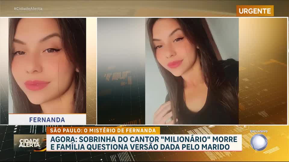 Morte de sobrinha do cantor 'Milionário' levanta suspeitas em Mogi Mirim (SP)