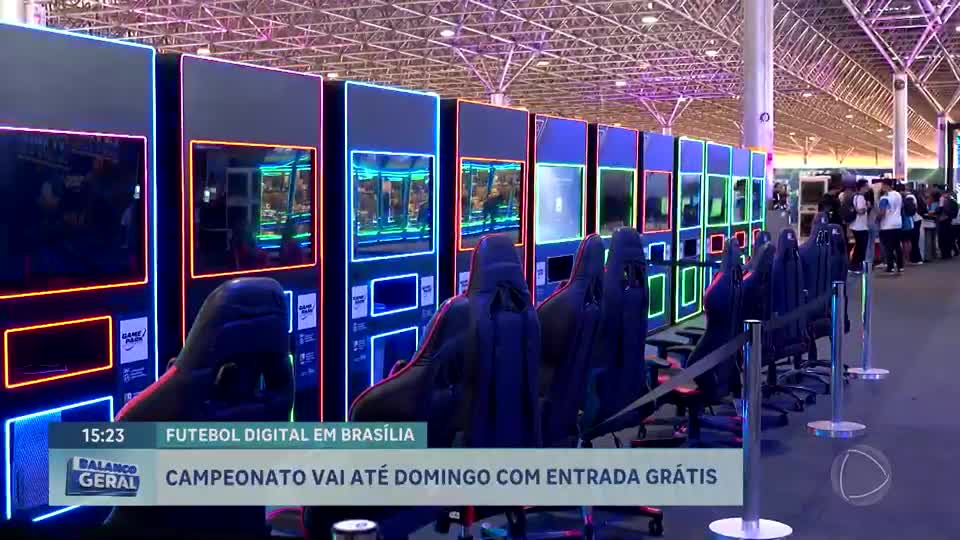 Com entrada gratuita, Brasília sedia Campeonato Brasileiro de Futebol Digital