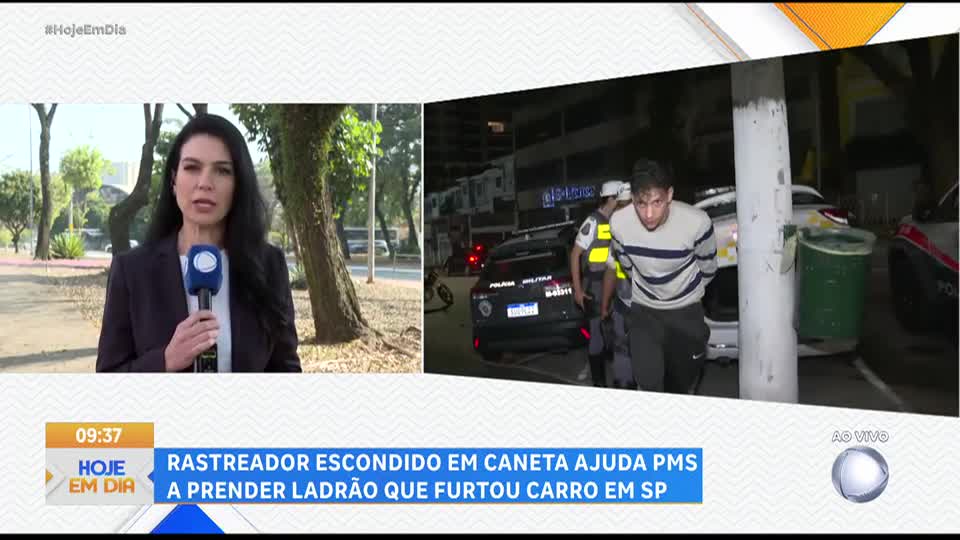 Polícia prende ladrão de carros em SP com ajuda de rastreador escondido em caneta