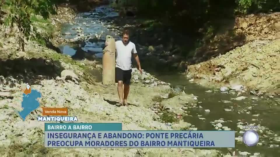 Bairro a Bairro: moradores denunciam esgoto a céu aberto no bairro Mantiqueira, em BH