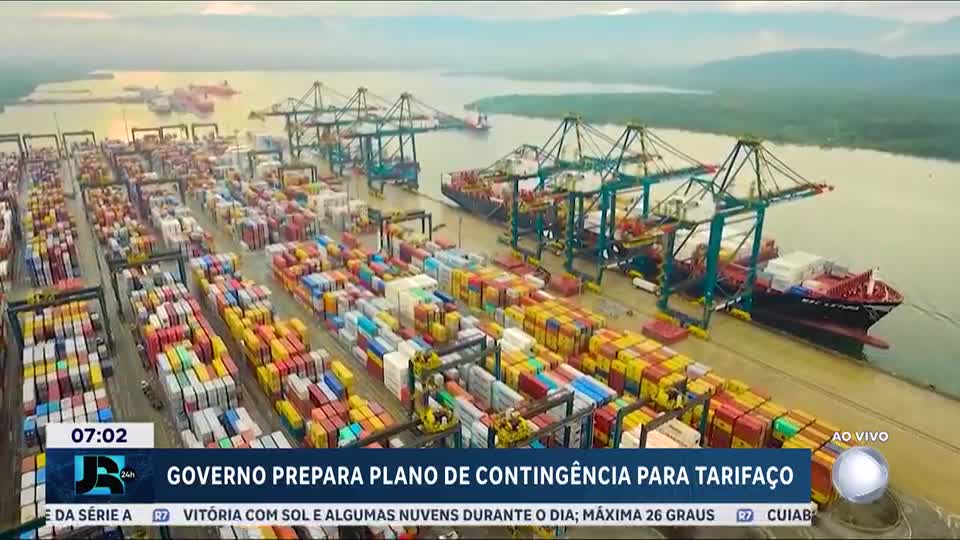 Governo federal prepara plano de contingência para tarifaço