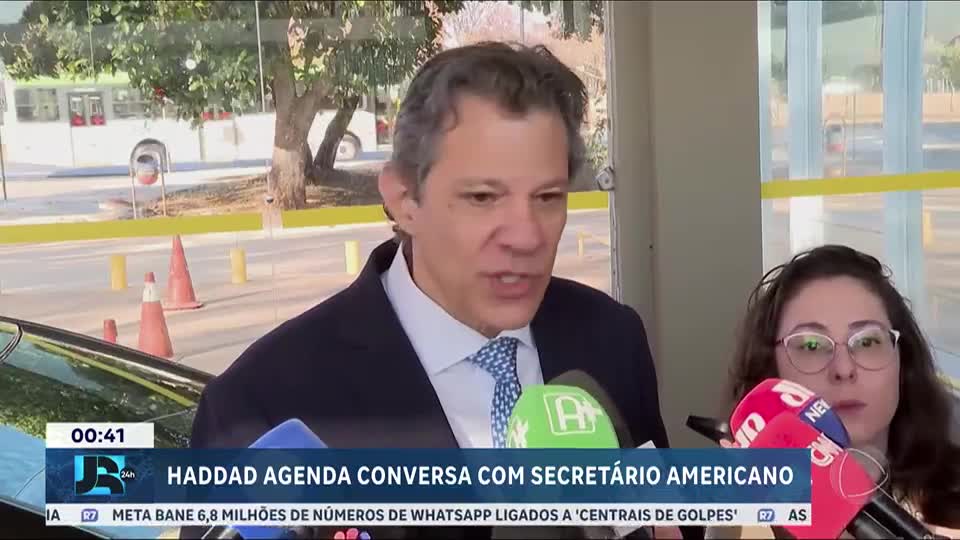 Tarifaço: Haddad agenda conversa com secretário do tesouro americano