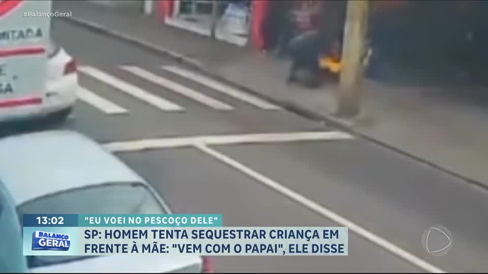 Mãe reage e impede sequestro do filho em estacionamento de São José dos Campos (SP)