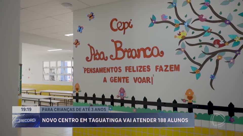 Novo centro de educação é inaugurado em Taguatinga (DF) para atender 188 alunos