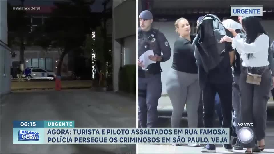 Assalto a turista filipino e piloto brasileiro na Rua Augusta termina com prisão de suspeitos