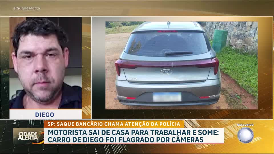Motorista de aplicativo desaparece em SP após saques suspeitos; família suspeita de sequestro