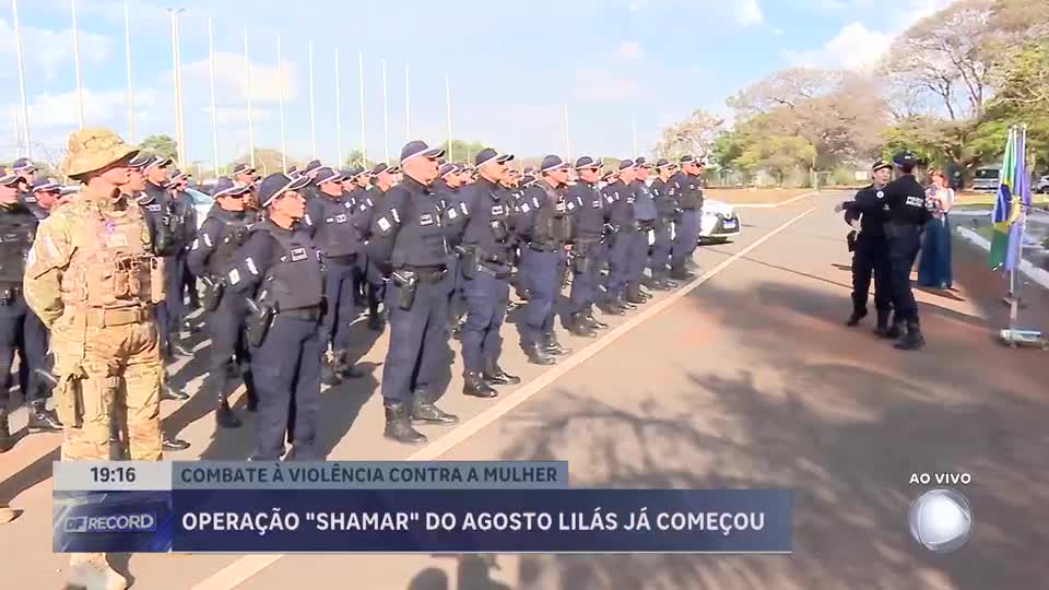 Agosto Lilás: Operação Shamar começa para combater violência contra mulheres