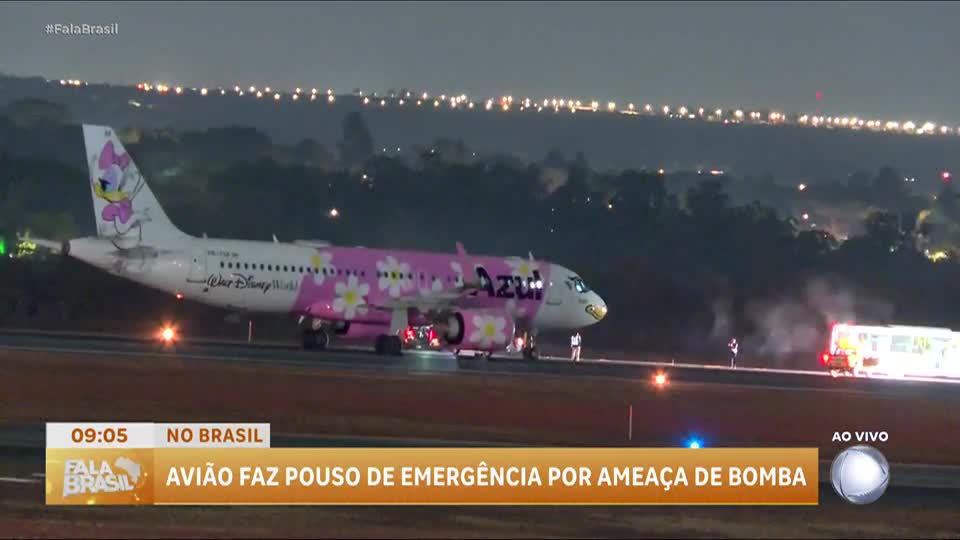 Ameaça de bomba em avião com 170 passageiros provoca pouso de emergência