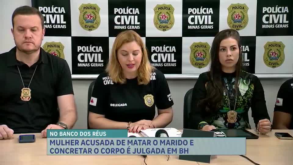 Após três anos, mulher que matou marido e concretou o corpo dentro de casa é julgada em BH