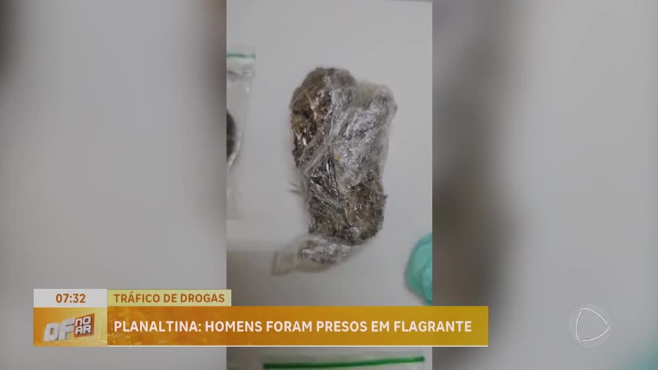 Polícia de Planaltina (DF) realiza prisões por tráfico de drogas