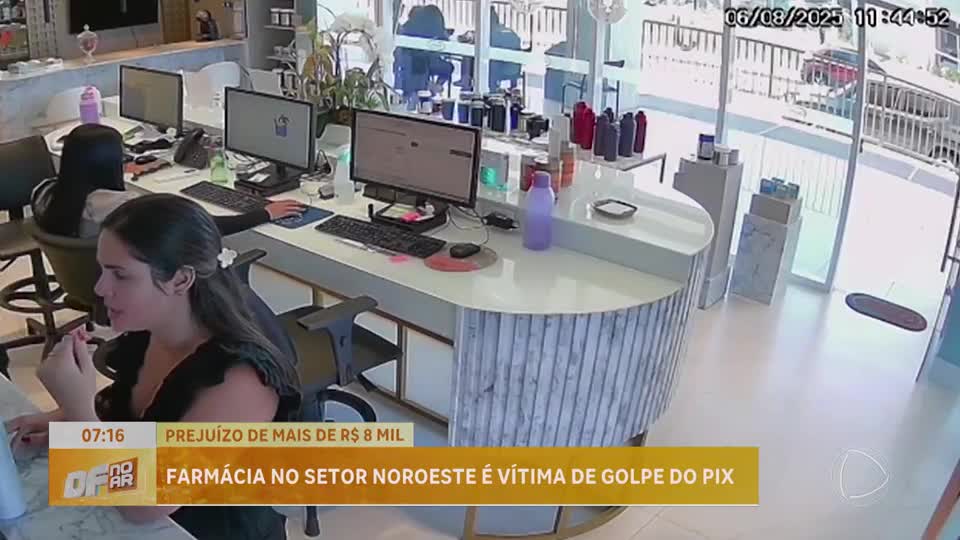 Golpe do Pix: farmácia no Noroeste (DF) tem prejuízo de mais de R$ 8 mil