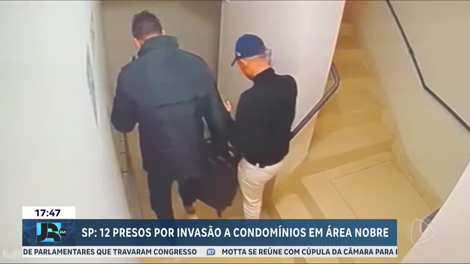 Polícia prende 12 homens e apreende 2 menores por roubos a condomínios em SP