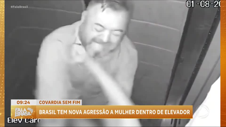 Mulher é espancada pelo marido dentro de elevador no DF