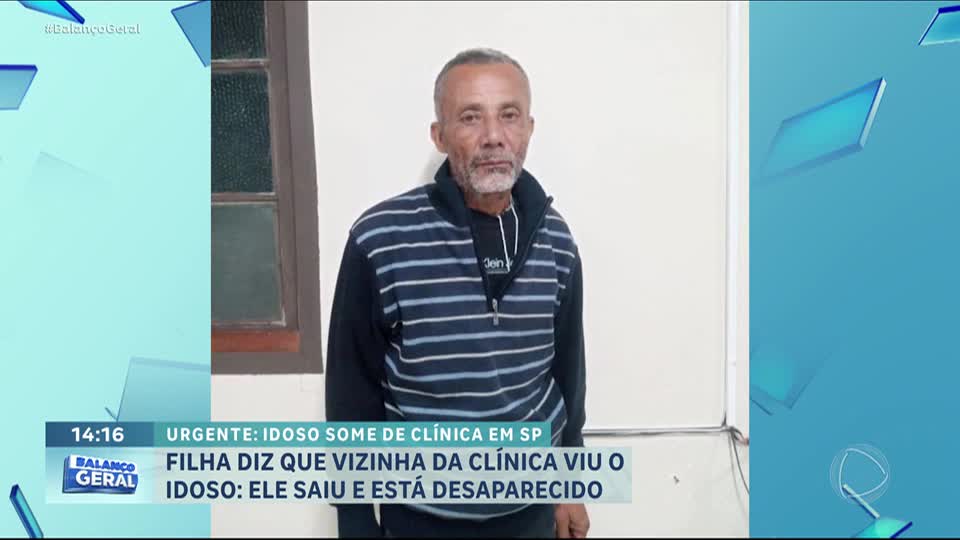 Família cobra explicações após idoso desaparecer de casa de repouso em Jacareí (SP)
