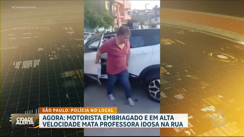 SP: motorista embriagado e em alta velocidade mata idosa na rua