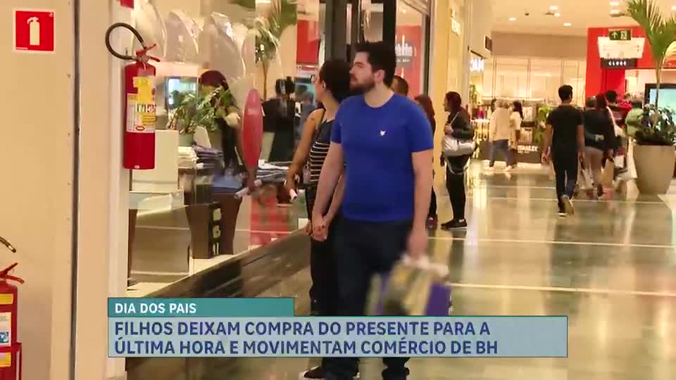 Lojistas de Belo Horizonte esperam aumento das vendas para o dia dos pais neste ano