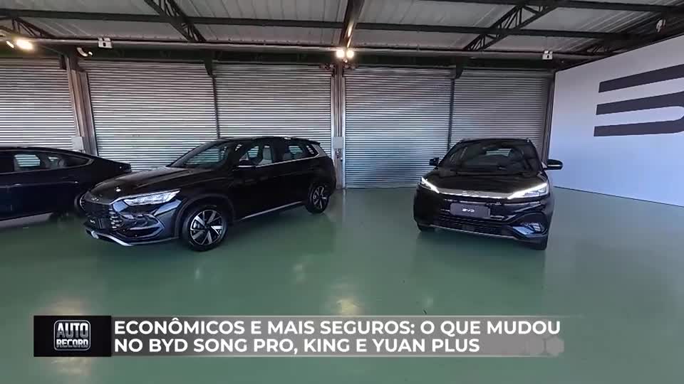 Econômicos e mais seguros: saiba o que mudou no BYD Song Pro, King e Yuan Plus