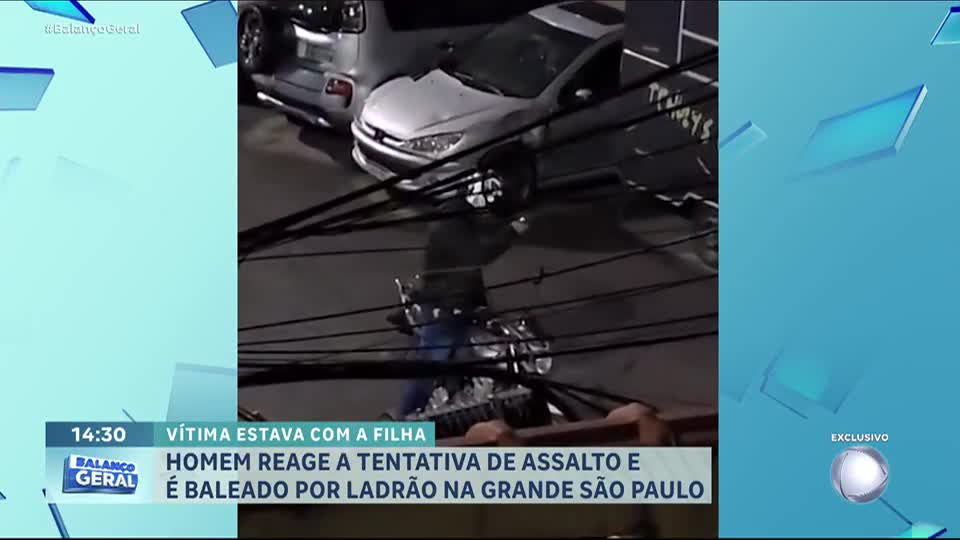 Homem é baleado durante tentativa de assalto em Carapicuíba, na Grande São Paulo