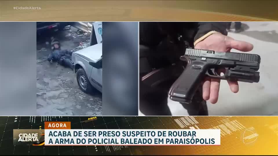 Suspeito de roubar arma de policial baleado em Paraisópolis (SP) é preso