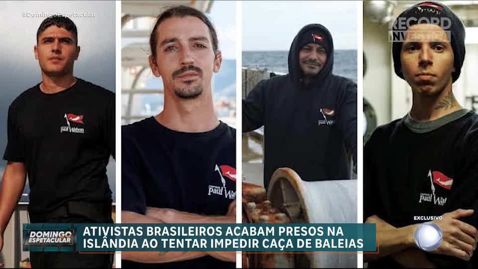 Islândia deporta quatro brasileiros presos durante ação contra caça de baleias