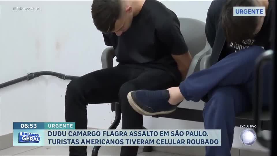 Perseguição termina com prisão de dois homens acusados de roubar um casal estrangeiro em SP