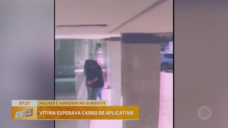Mulher é agredida no Sudoeste (DF) enquanto esperava carro de aplicativo