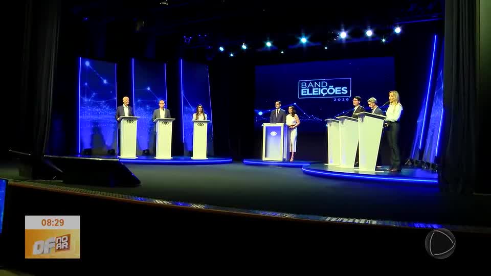 Debate eleitoral para governo do DF apresenta propostas de candidatos