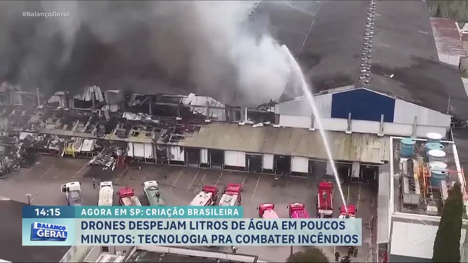 Drones revolucionam combate a incêndios em São Paulo