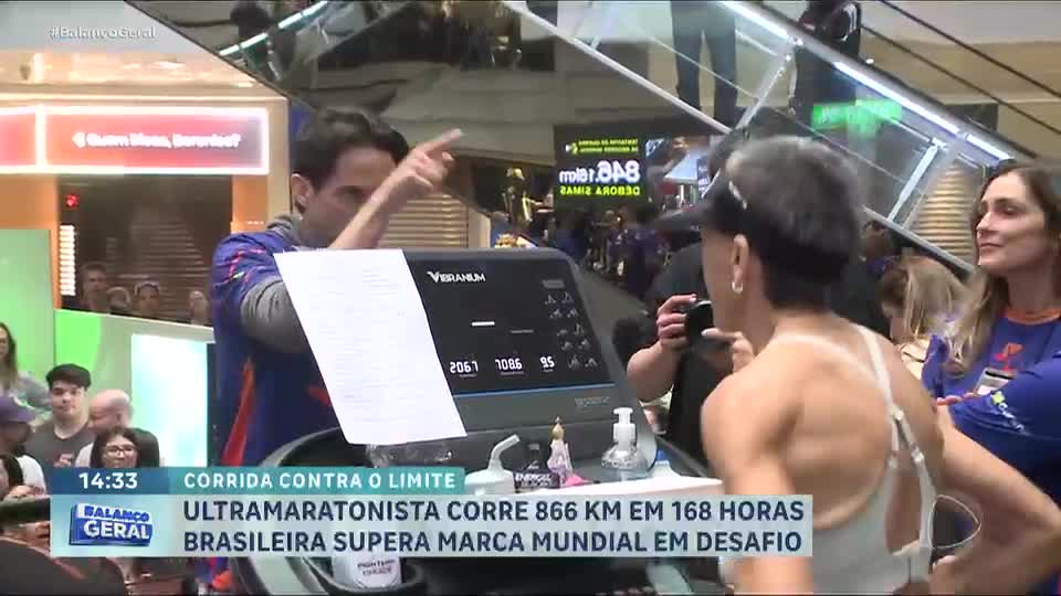 Ultramaratonista de 55 anos bate recorde mundial ao correr 866 km em esteira em sete dias