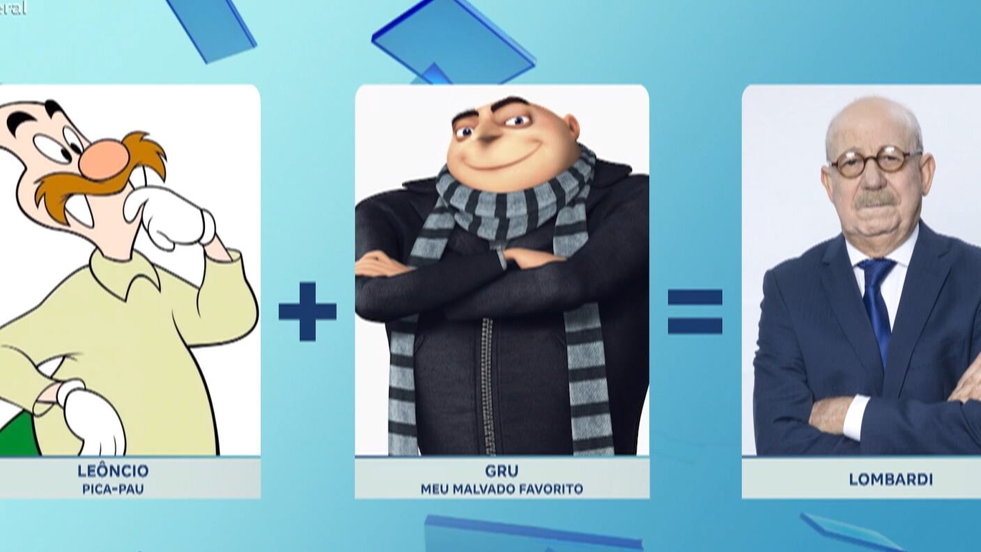 Renato Lombardi é comparado a personagens do 'Meu Malvado Favorito' e do 'Pica-Pau'