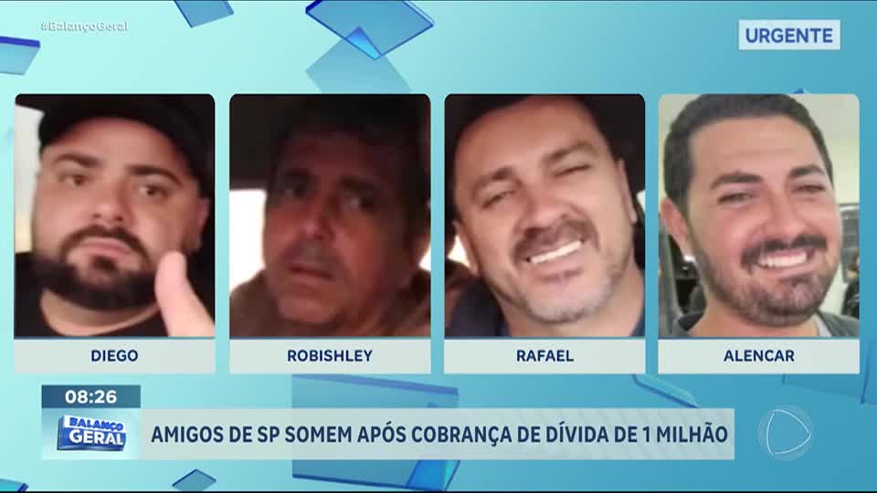 Cobrança de dívida milionária termina em desaparecimento misterioso de quatro homens