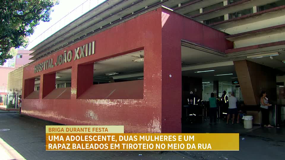 Três pessoas são baleadas em tiroteio após briga durante festa em BH