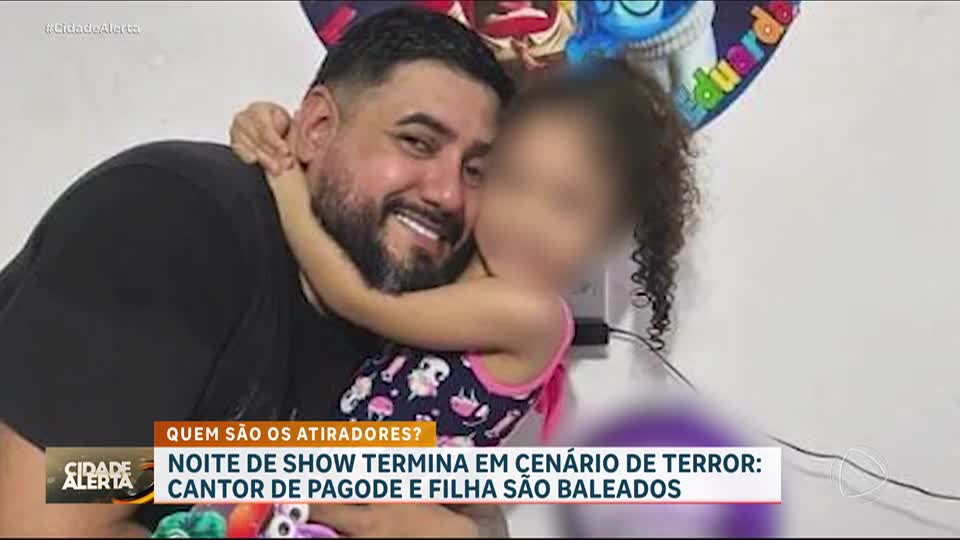 Cantor de pagode é alvo de ataque de criminosos; filha de 4 anos está internada no hospital