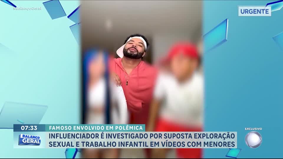 Influenciador é investigado por suposta exploração sexual e trabalho infantil em vídeos com menores