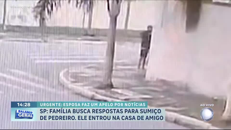 SP: Pedreiro desaparece após ir à casa de amigo e família busca por respostas